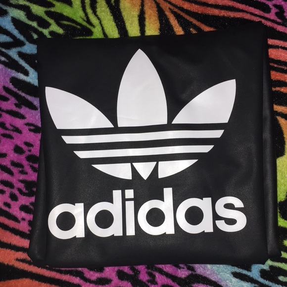 adidas Sweaters - Adidas wet look crew neck